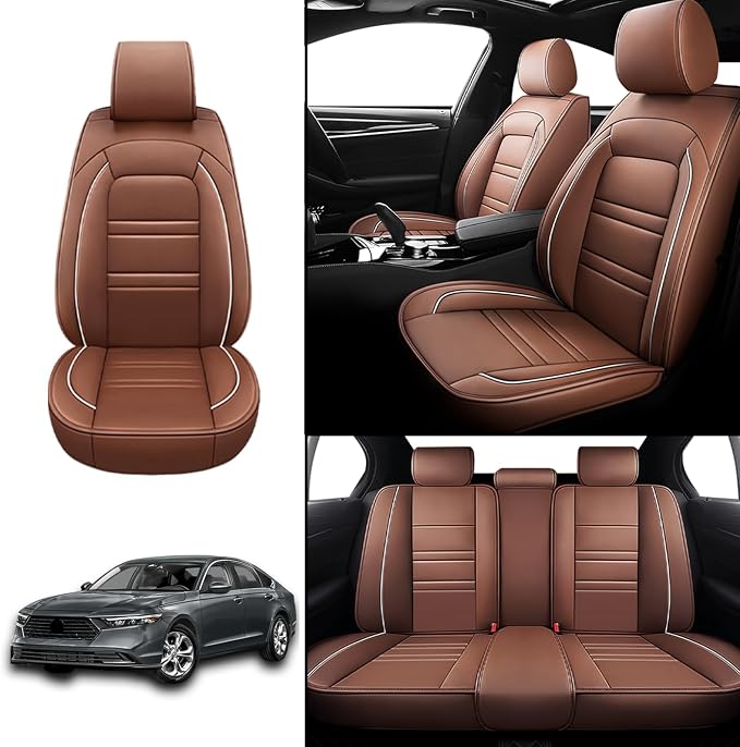 Seat Covers for Honda Accord 2003-2025 | 5-Seats Leather Seat Covers - Image 2