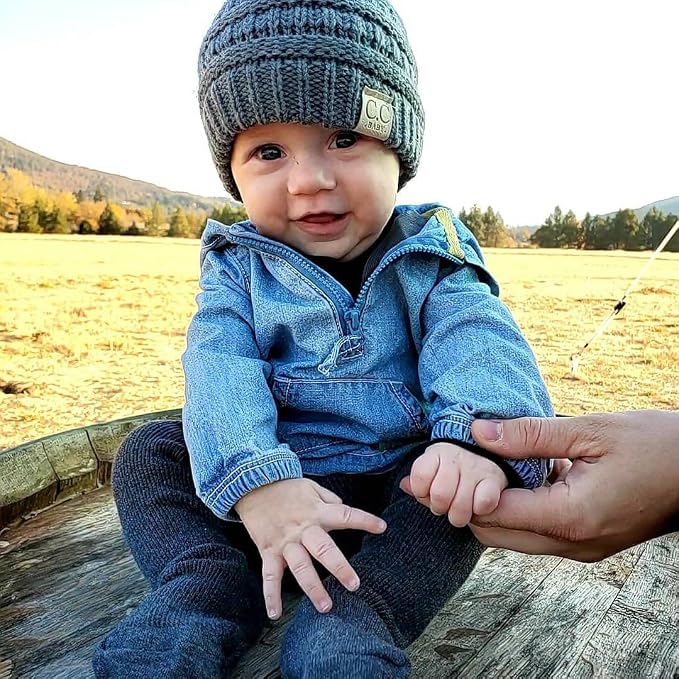 Funky Junque Baby Winter Hat – Cute Newborn Hats, Cozy Warm Infant Beanie - Image 2