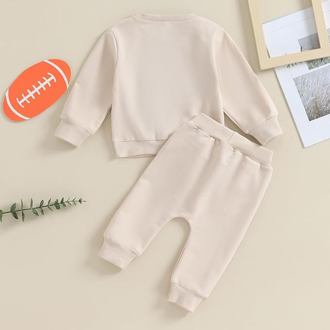Kupretty Toddler Baby Boy Fall Winter Clothes Color Block Long Sleeve - Image 6