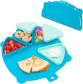 Silicone On-The-Go Snack Mat – Foldable Reusable Placemat by 321Grow