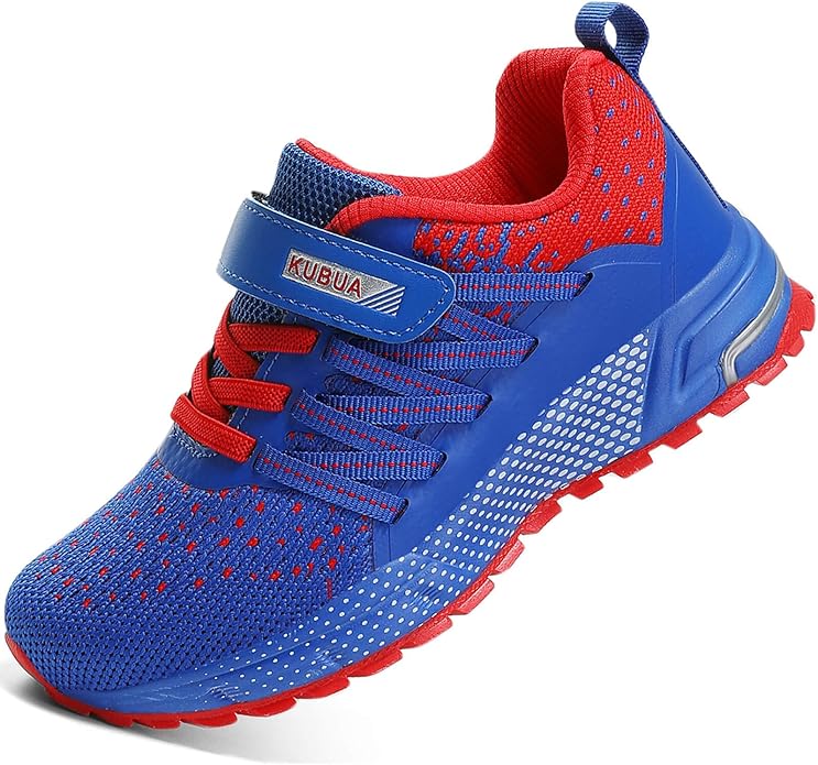 KUBUA Kids Sneakers for Boys Girls Running Tennis Shoes Lightweight Breathable by KUBUA