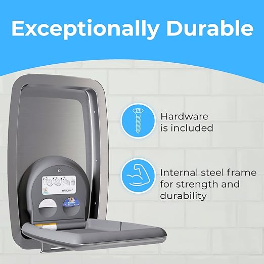 Koala Kare Baby Changing Station Vertical Recessed-Mounted, Model KB311-SSRE - Image 4