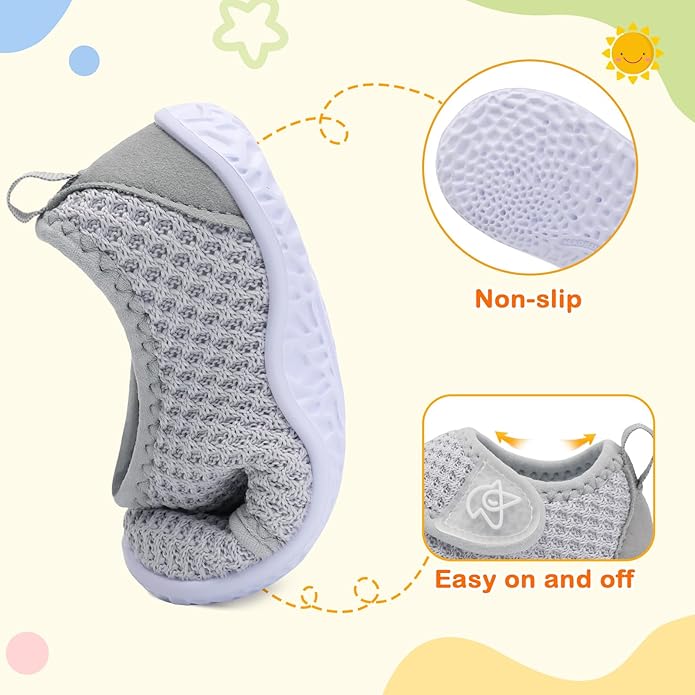 LeIsfIt Baby Shoes Boys Girls First Walking Shoes Non-Slip Infant Sneakers - Image 6