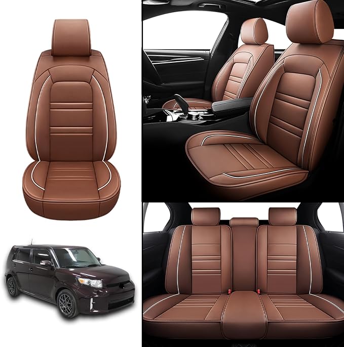 Seat Covers for Scion xb 2004-2015 | 5-Seats Leather Seat Covers - Image 2