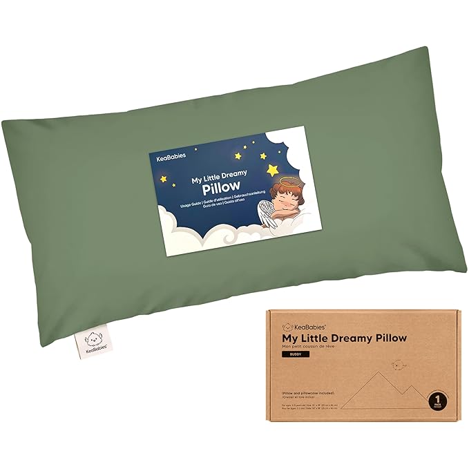 Toddler Pillow with Pillowcase by KeaBabies