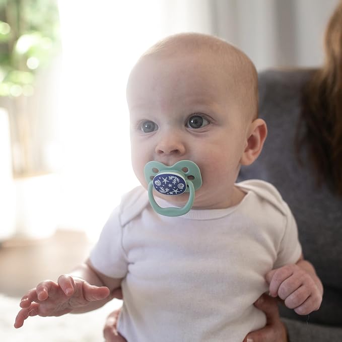 Dr. Brown's Advantage Glow-in-The-Dark Baby Pacifier, Fully Symmetrical Soother - Image 32