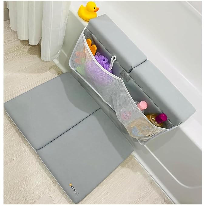 Premium Bath Kneeler, Baby Bath Kneeler and Elbow Rest Pad Set, Kneeling Pad by BATALEEMadeParentingEasy