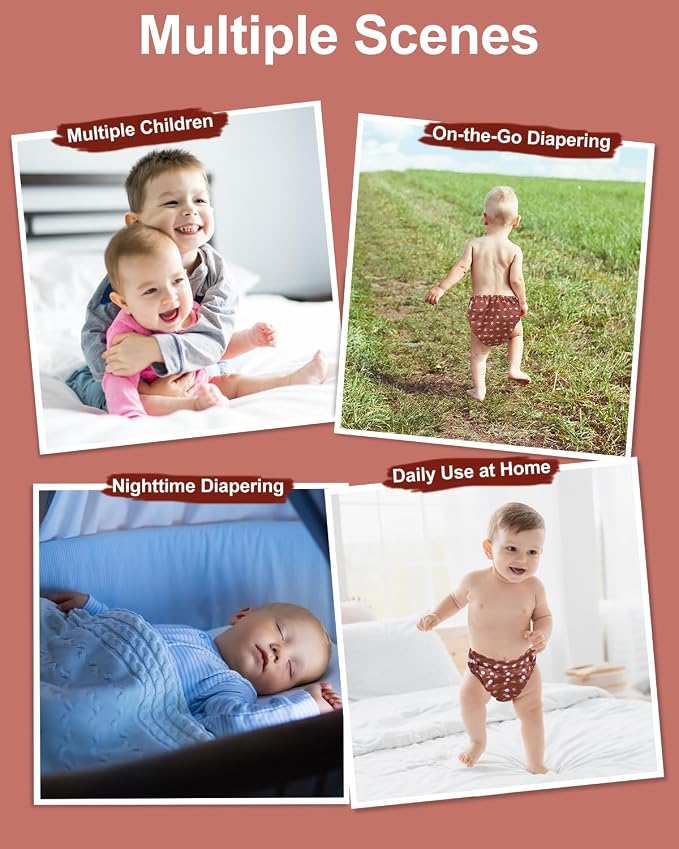 babygoal Cloth Diaper Covers 6 Pack - Image 5