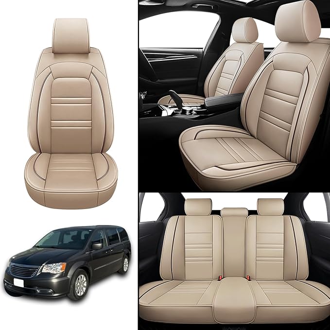 Seat Covers for Chrysler Car Town and Country 2000-2016 | 5-Seats Leather Seat - Image 2