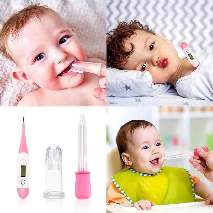 Baby Healthcare and Grooming Kit, 26 in 1 Portable Baby Safety Care Set - Image 6