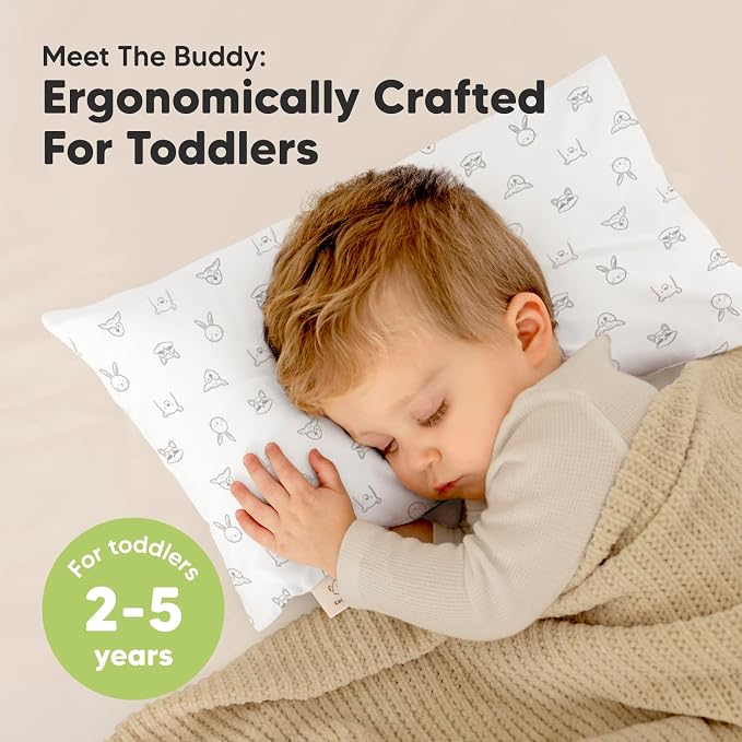 Toddler Pillow with Pillowcase - Image 2