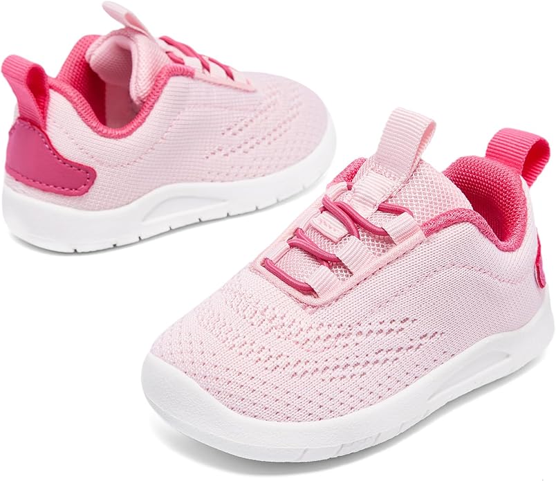 MORENDL Toddler Slip On Sneakers Baby Walking Shoes Non-Slip Breathable Unisex - Image 3