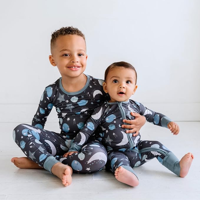 Little Sleepies Pajamas for Baby Boys & Girls, Viscose from Bamboo Baby Pajamas - Image 7