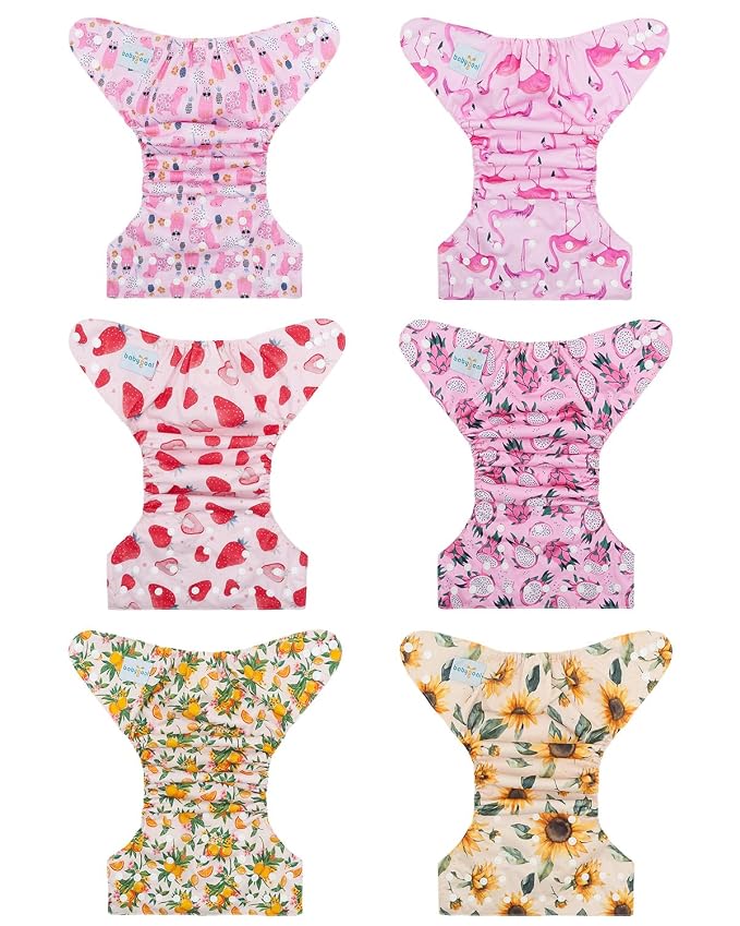 Babygoal Baby Cloth Diaper 6 Pack - Image 2