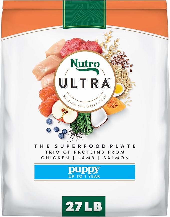 Nutro Ultra High Protein Dry Puppy Food, Trio of Proteins from Chicken by Nutro