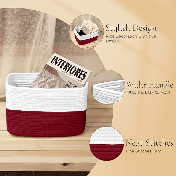Hopegiver 3 Pack Storage Baskets - Image 6