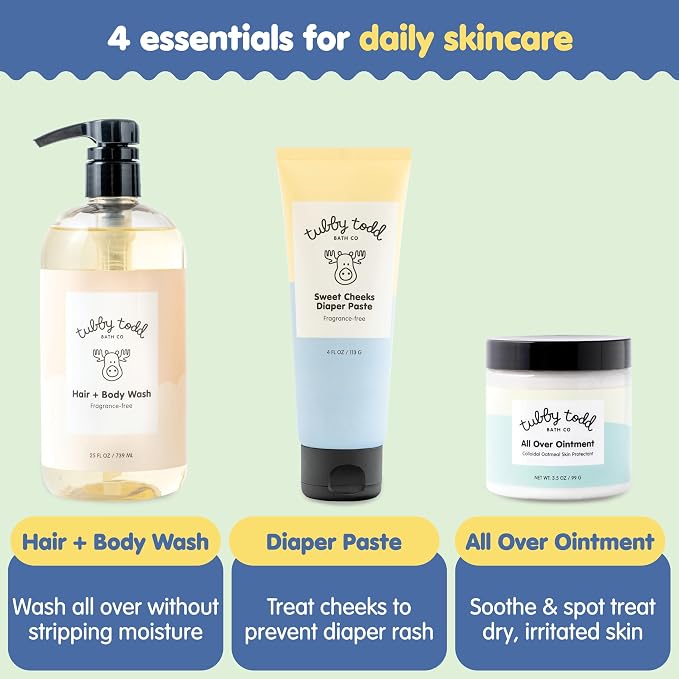 TUBBY TODD Baby Bundle Newborn Skin Care Set - Image 3