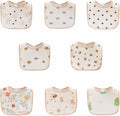 Baby Bandana Bibs, 6 Pack Waterproof Toddler Bib, Soft Cotton Absorbent Baby by Unknown
