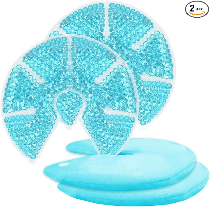Hot/Cold Breast Gel Bead Ice Packs Breast Cooling/Heat Pads Relief by ZN%C3%96CUET%C3%96D