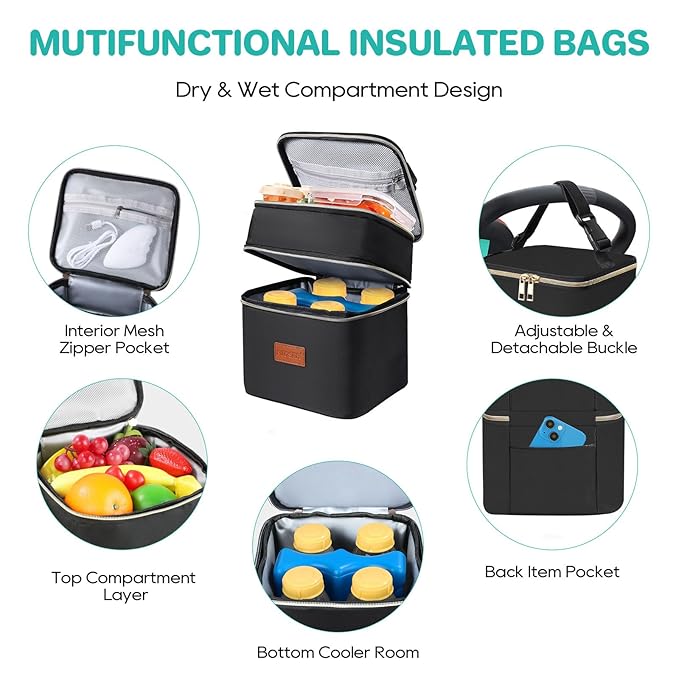 PIIOSER Breast Milk Storage Cooler Bag - Image 5