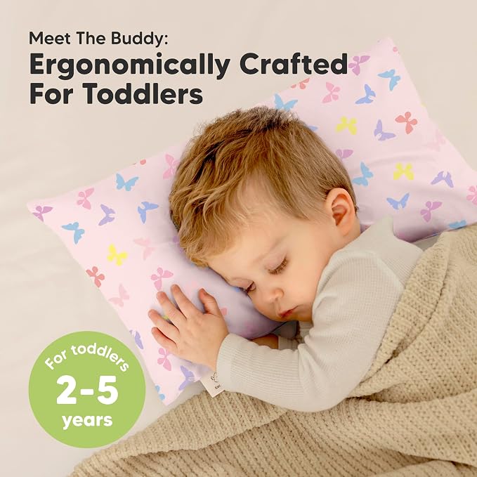Toddler Pillow with Pillowcase - Image 2