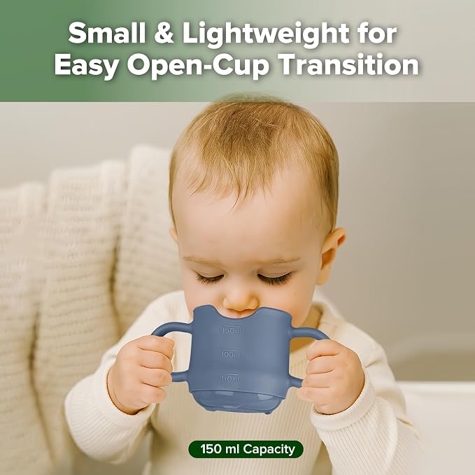 haakaa Silicone Toddler Cups, BPA Free Drop-Proof Training Cups - Image 2