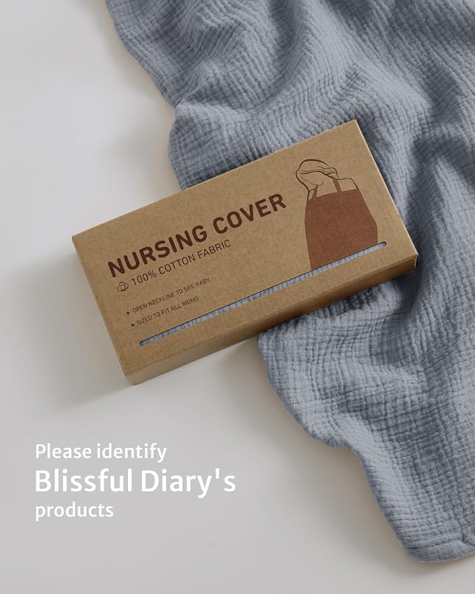 Blissful Diary Muslin Nursing Cover - Image 8