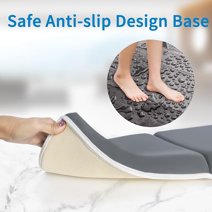 JJGoo Bath Kneeler with Elbow Rest Pad Set, 1.5 inch Kneeling Pad Mat - Image 4