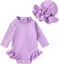 YOUNGER TREE Infant Baby Girls Swimsuit Long Sleeve Swimsuits One Piece by YOUNGERTREE