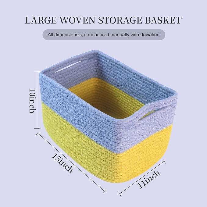 Hopegiver 3 Pack Storage Baskets - Image 2