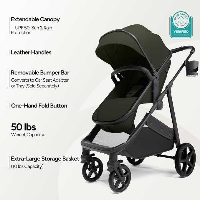 Mompush Wiz 2 in 1 Baby Stroller - Image 6