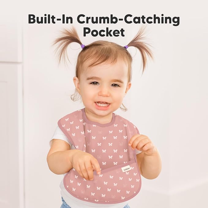 3-Pack Waterproof Baby Bibs for Eating - Image 5