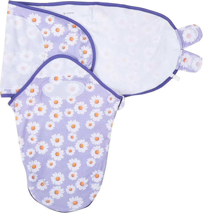 LollyBanks Baby Swaddles 100% Organic Cotton, 3-6 Months Baby Girl Swaddles by LollyBanks