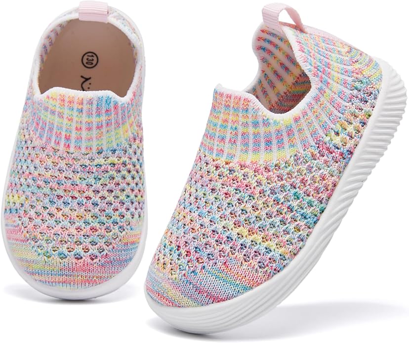MORENDL Baby Toddler Walking Socks Non-Slip Breathable Unisex Casual Sneakers - Image 2