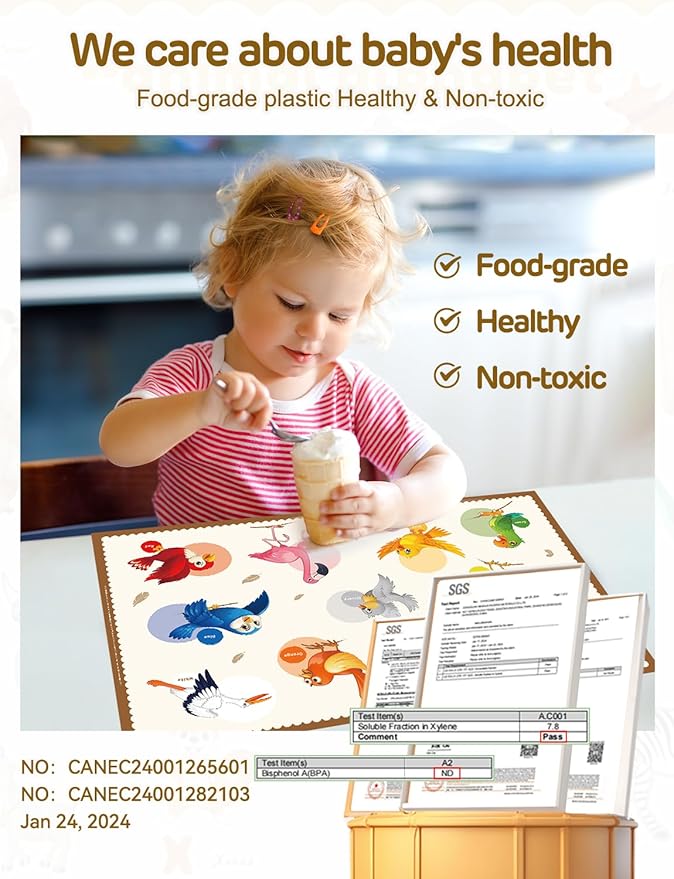 45 Pack Sticky Disposable Placemats - Image 2