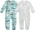Owlivia Organic Cotton Baby Boy Girl Zip up Sleep 'N Play Pjs, Long Sleeve by Owlivia