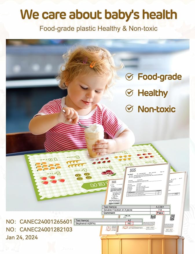 45 Pack Sticky Disposable Placemats - Image 2