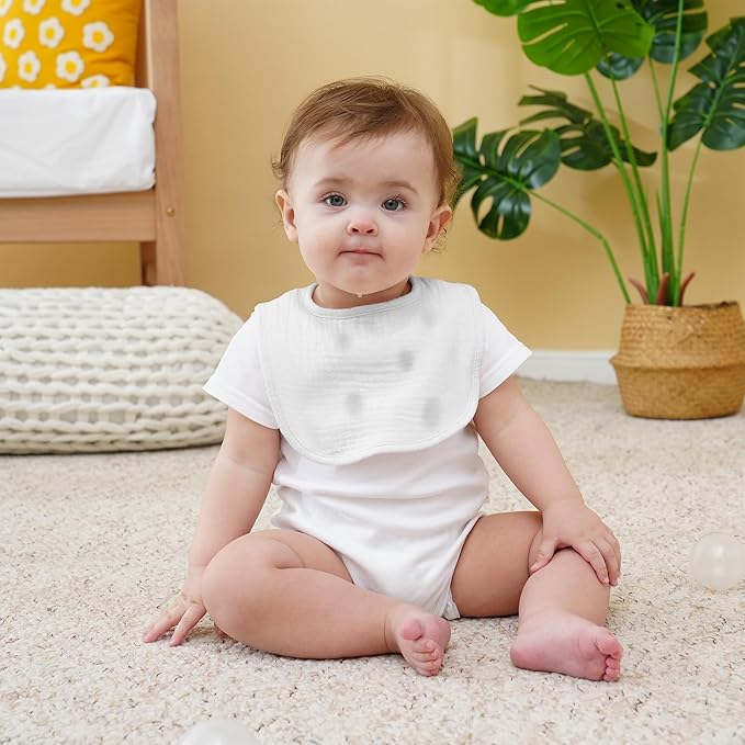 Muslin Baby Bibs Cotton Baby Drool Bandana Bibs - Image 8