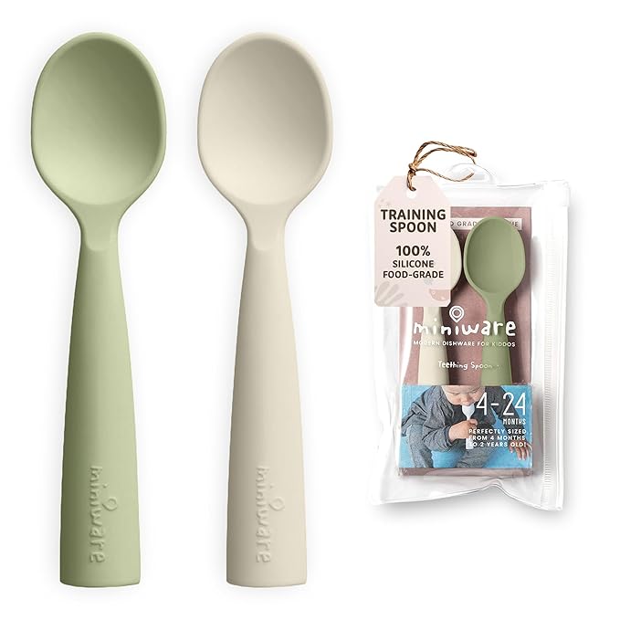 Miniware Silicone Baby Spoon for Training by Miniware