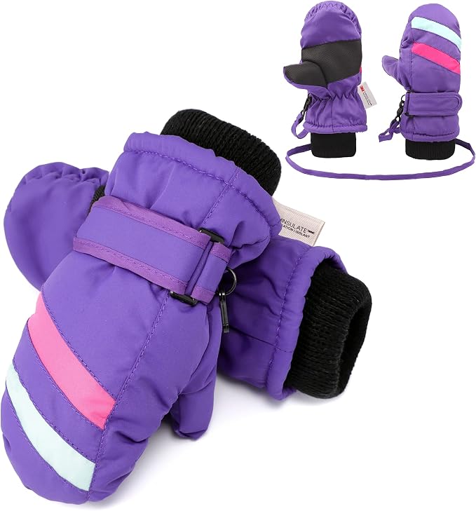 F Flammi Toddler Kids Snow Mittens by Flammi