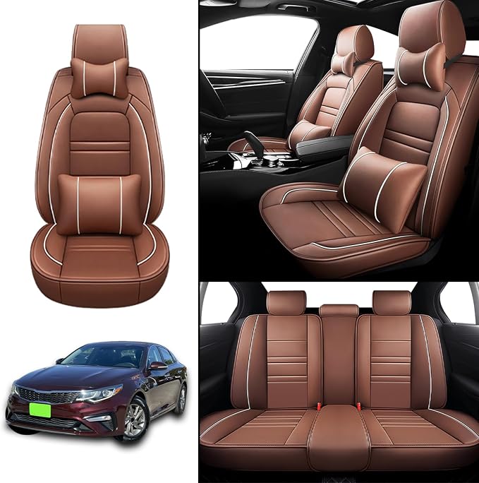 Car Seat Covers for kia Optima 2003-2020 | 5-Seats Seat Covers, Waterproof Seat - Image 2