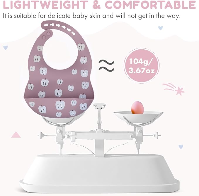 BPA-Free Silicone Baby Bibs - Image 2