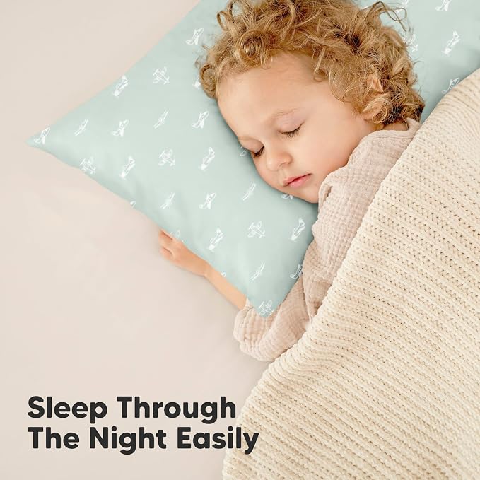 KeaBabies 2-Pack Toddler Pillow 13x18 - Image 7