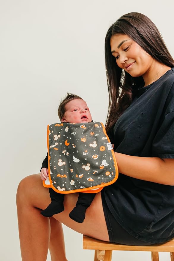 Copper Pearl Baby Burp Cloth Large 21''x10'' Size Premium Absorbent Triple - Image 3