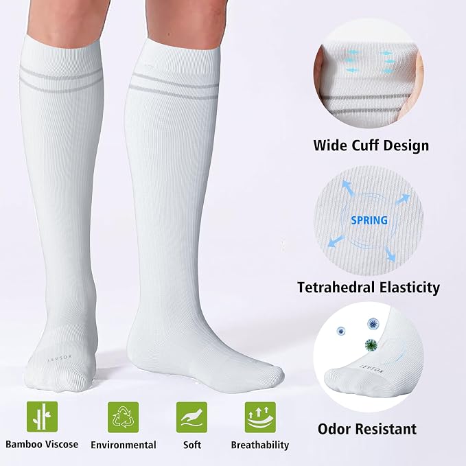 LEVSOX Viscose Made from Bamboo Compression Socks - Image 3