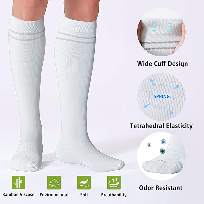 LEVSOX Viscose Made from Bamboo Compression Socks - Image 3
