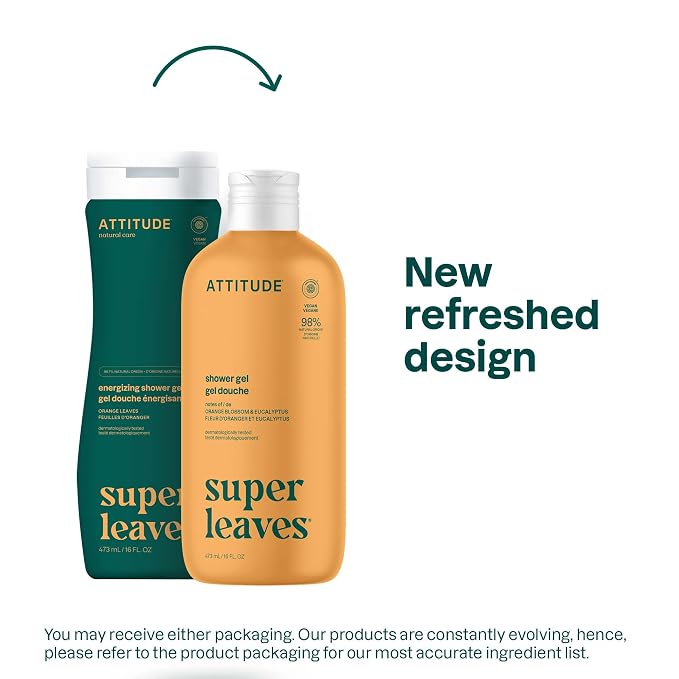 ATTITUDE Body Wash, EWG Verified Shower Gel, Dermatologically Tested, Plant and - Image 2