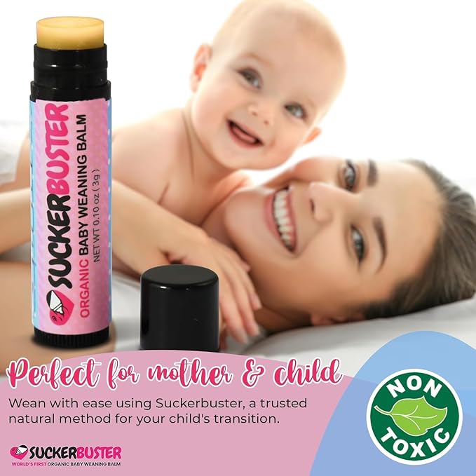 SUCKERBUSTER Baby Breastfeeding Weaning Balm Stick - 10oz - Image 7