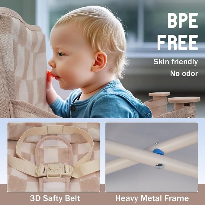 Tiny Marvels Portable 3-in-1 Baby Chair, Cozy Booster Seat, Baby Seat - Image 2
