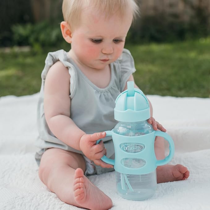 Dr. Brown's Milestones Wide-Neck Sippy Straw Bottle - Image 7